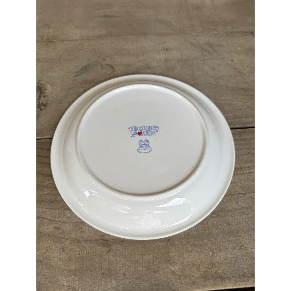 Vintage LENOX Teachers Pet Alphabet Animals Child Plate 7 1/2